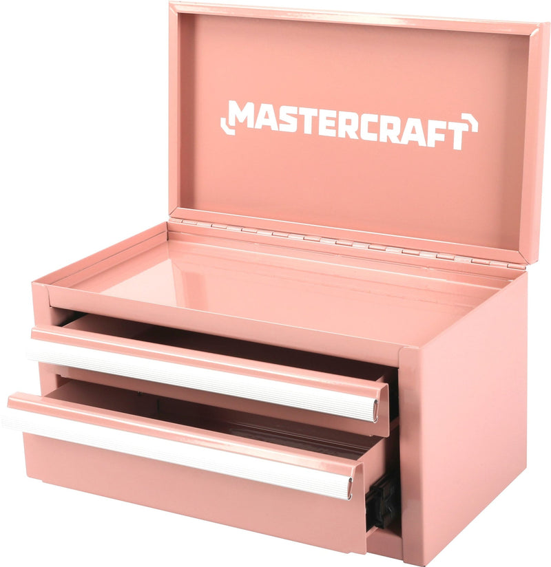 Mini Toolbox with 2 Drawers, Peach H8W6