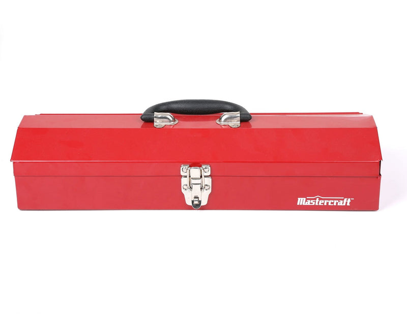 Portable Metal Hip Roof Tool Box, Red, 19-in S6F3