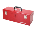 Portable Metal Hip Roof Tool Box with Removable Tray, 19-in, Red Y5C3 - product image 1