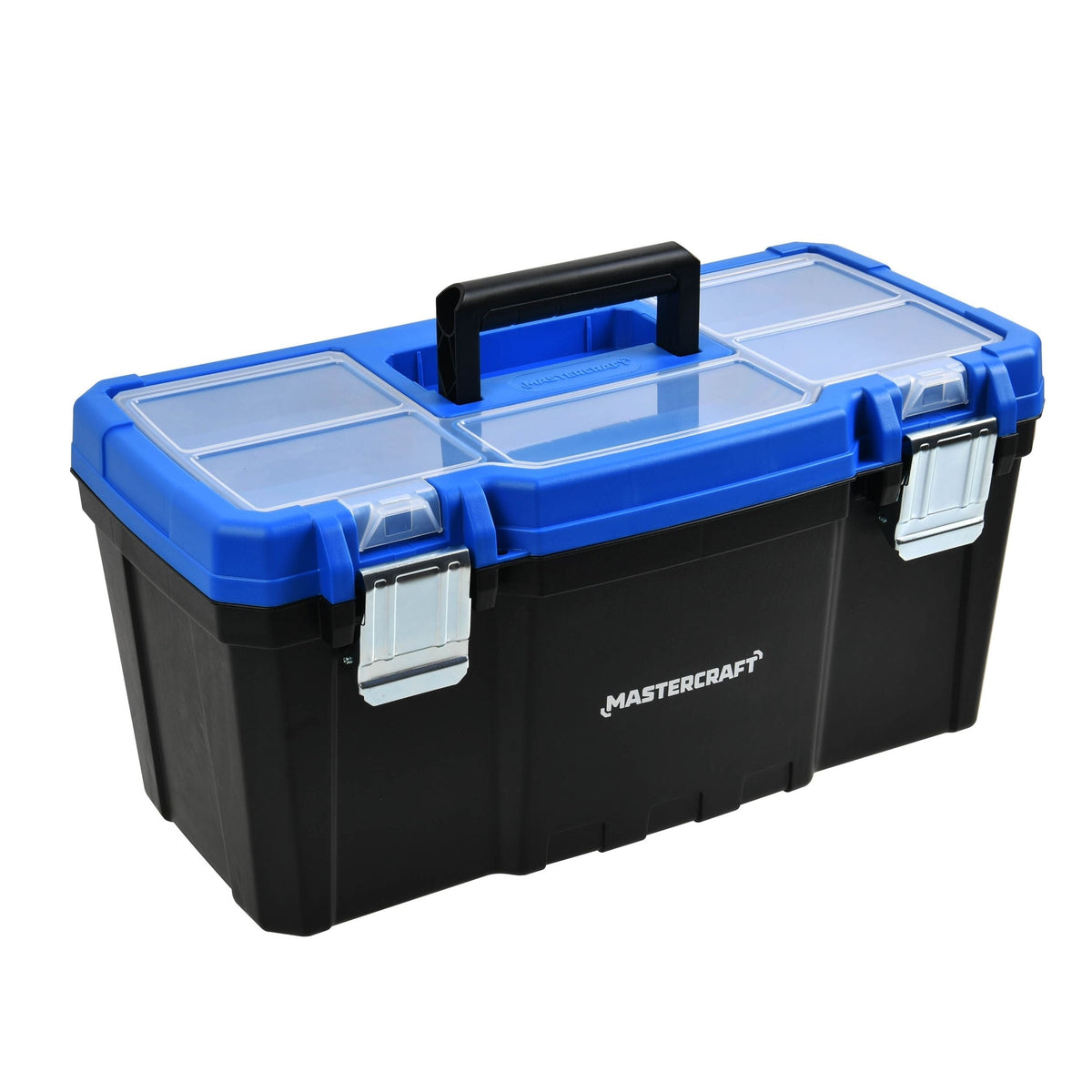 Portable Plastic Tool Box with Removable Tray & Tray Top, Blue, 19-in, Jumbo Hex Key Set/Allen Wrench Set, Metric, High... X4K9 - product image 2