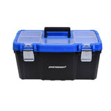Portable Plastic Tool Box with Removable Tray & Tray Top, Blue, 19-in, Jumbo Hex Key Set/Allen Wrench Set, Metric, High... X4K9 - product image 3