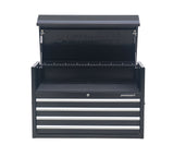 Powder-Coated Steel Tool Chest with Liners, Black, 36-in N9K9 - product image 1