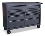 Rolling Tool Storage Cabinet with 9 Drawers, Black, 52-in Z8P4 - product image 1