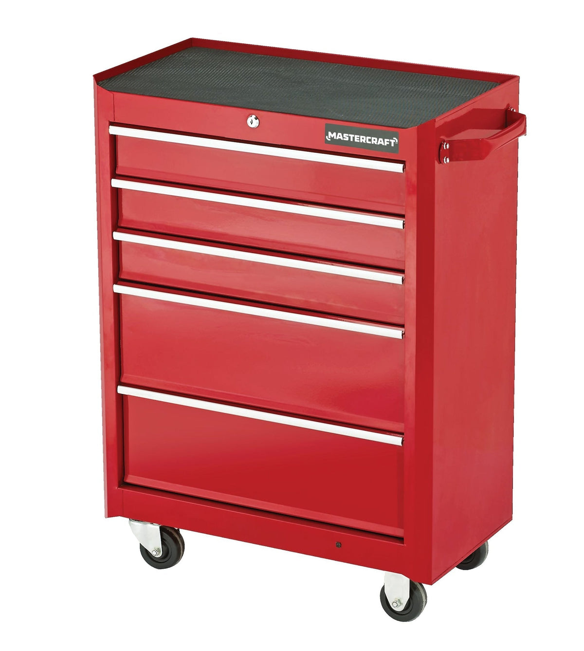 Rolling Tools Storage Cabinet with 5 Drawers, Deep Red, 24-in Z8L5 - product image 1
