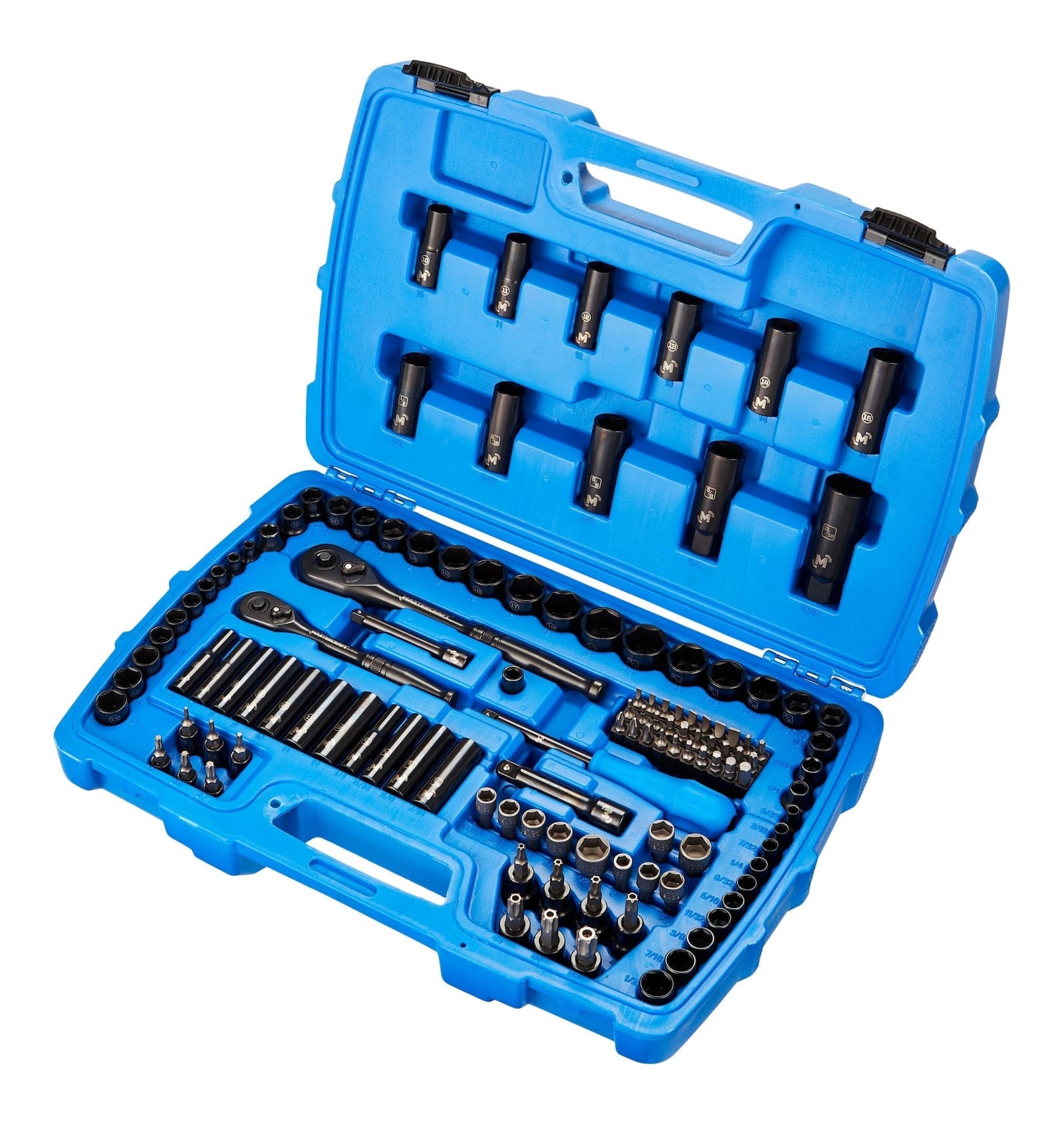 Socket Set, 122-pc, SAE/Metric, CRV, Black Steel Finish T4Y1 - product image 8
