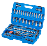 Socket Set, 128-pc, SAE / Metric, CRV, Nickel-Chrome Plating X0Q2 - product image 1