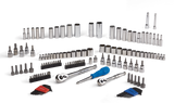 Socket Set, 128-pc, SAE / Metric, CRV, Nickel-Chrome Plating X0Q2 - product image 4