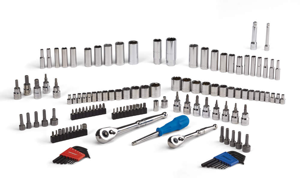 Socket Set, 128-pc, SAE / Metric, CRV, Nickel-Chrome Plating X0Q2 - product image 4