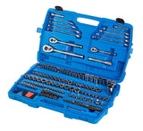 Socket Set, 184-pc, SAE / Metric, CRV, Nickel-Chrome Plating C7E0 - product image 1
