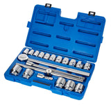 Socket Set 20-pc, 3/4-in Drive, SAE, Steel, Chrome Q4J7 - product image 2