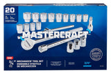 Socket Set 20-pc, 3/4-in Drive, SAE, Steel, Chrome Q4J7 - product image 4