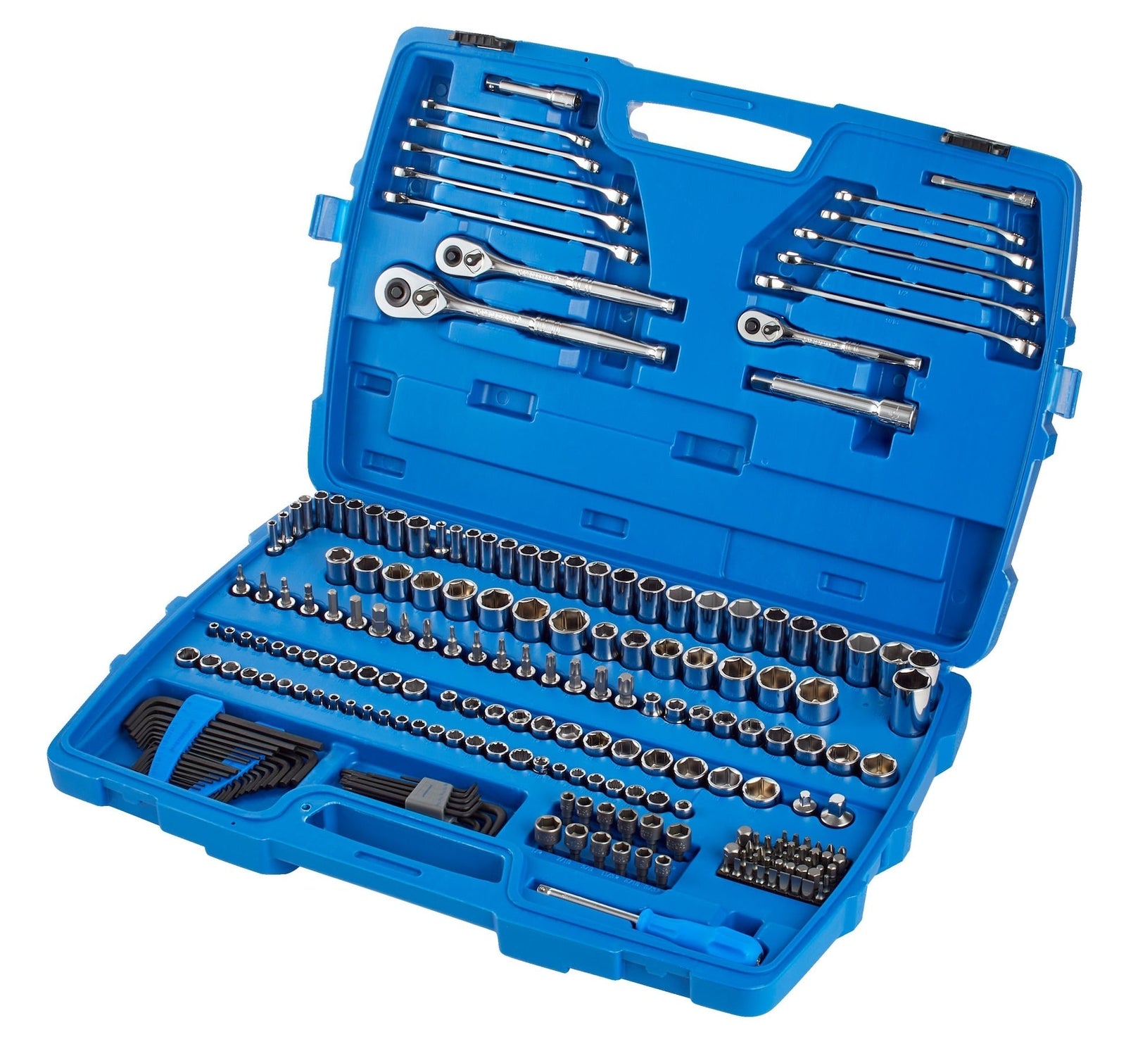 Socket Set, 233-pc, SAE / Metric, Nickel-Chrome Plating Z7J9 - product image 2