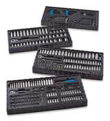 Socket Set, 350-pc, SAE / Metric, CRV, Nickel-Chrome Plating K0V1 - product image 1