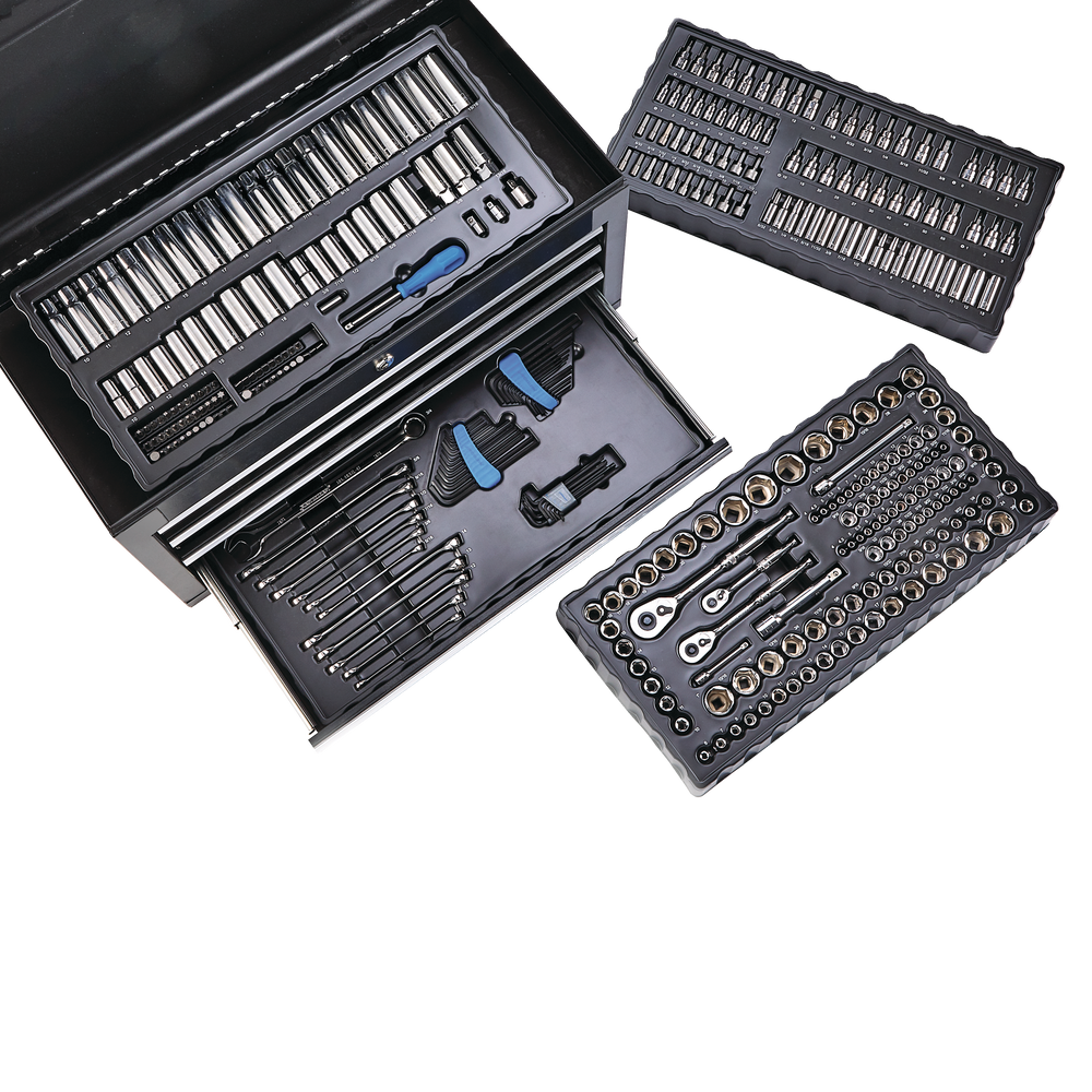 Socket Set, 350-pc, SAE / Metric, CRV, Nickel-Chrome Plating K0V1 - product image 5