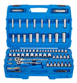 Socket Set, 95-pc, SAE / Metric, CRV, Nickel-Chrome Plating F6K3 - product image 3