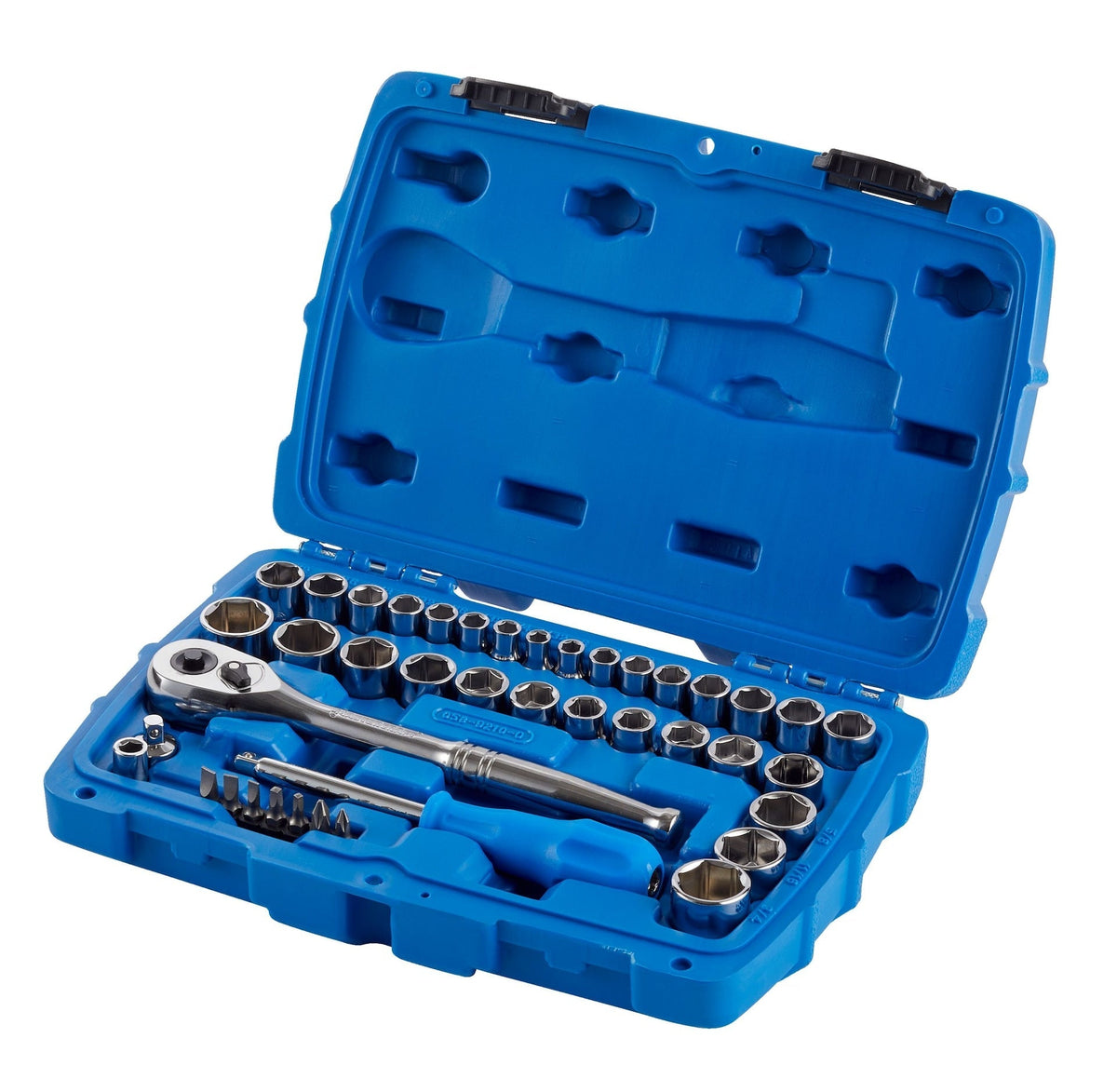Socket Set, SAE / Metric, CRV, Nickel-Chrome Plating, 41-pc O2O8 - product image 3