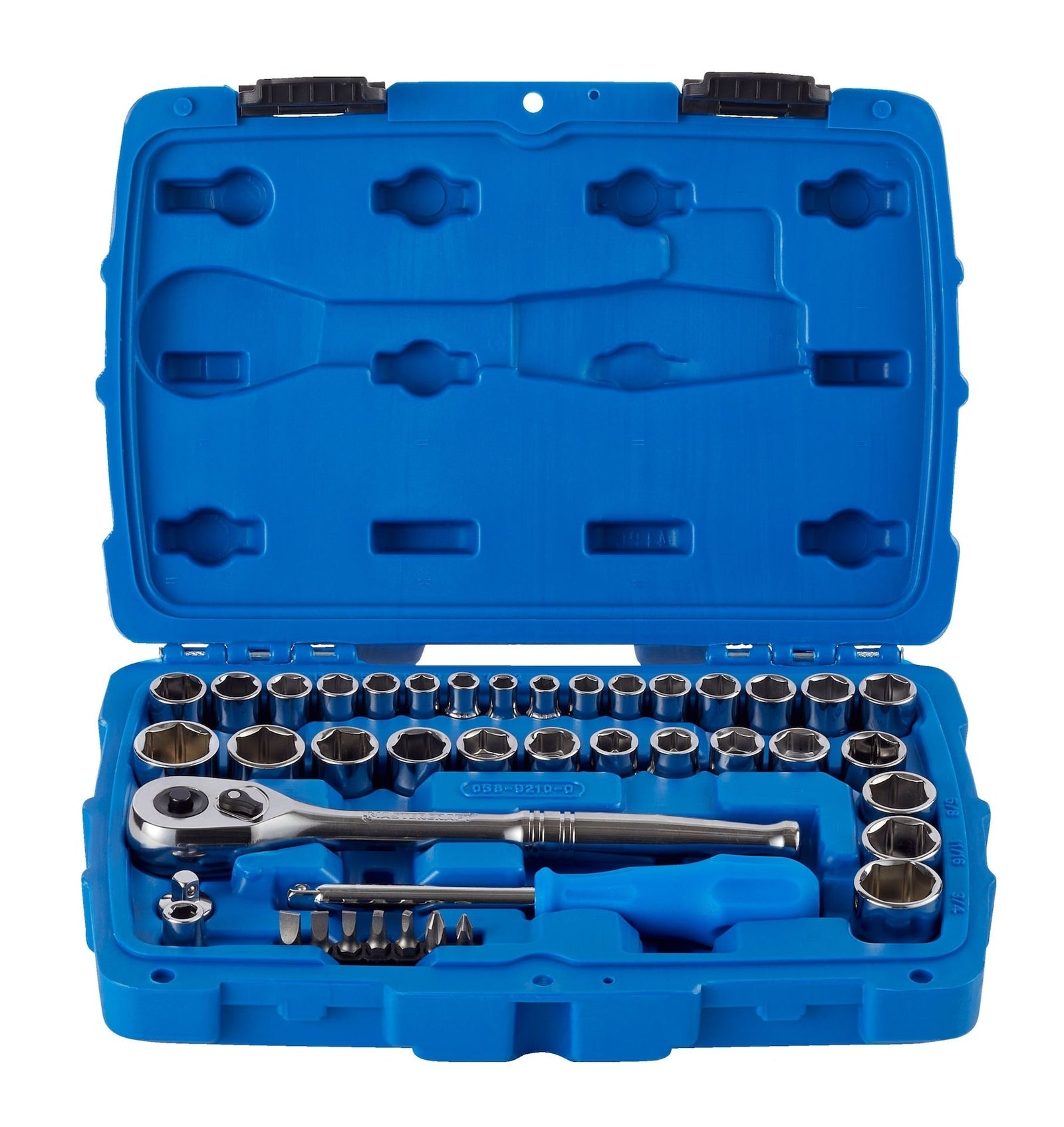 Socket Set, SAE / Metric, CRV, Nickel-Chrome Plating, 41-pc O2O8 - product image 4