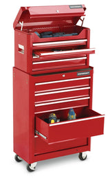 Tool Chest with 4 Drawers, Deep Red, 24-in I9Z4 - product image 6