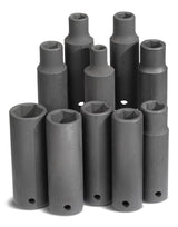 1/2-in Drive Deep Impact Socket Set, Metric, 10-pc Q2D0 - product image 1