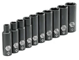 1/2-in Drive Deep Impact Socket Set, SAE, 10-pc U2X8 - product image 1