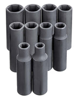 1/2-in Drive Deep Impact Socket Set, SAE, 10-pc U2X8 - product image 3