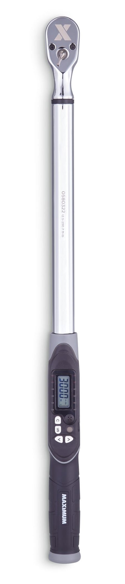 1/2-in Drive Digital Torque Wrench, 12.5-250 ft-lbs E3P9