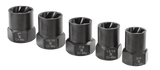 1/2-in Drive Impact Bolt & Nut Remover Set, 5-pc M6M3 - product image 1