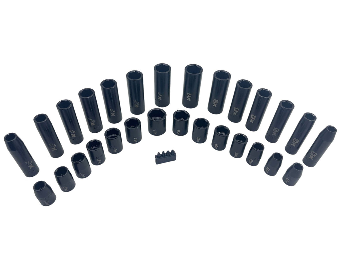 1/2-in Drive Professional Grade Impact Socket Set, 28-pc, CRMO R3U4 - product image 6