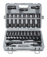 1/2-in Drive Professional Grade Impact Socket Set, 48-pc, CRMO E5H7 - product image 1