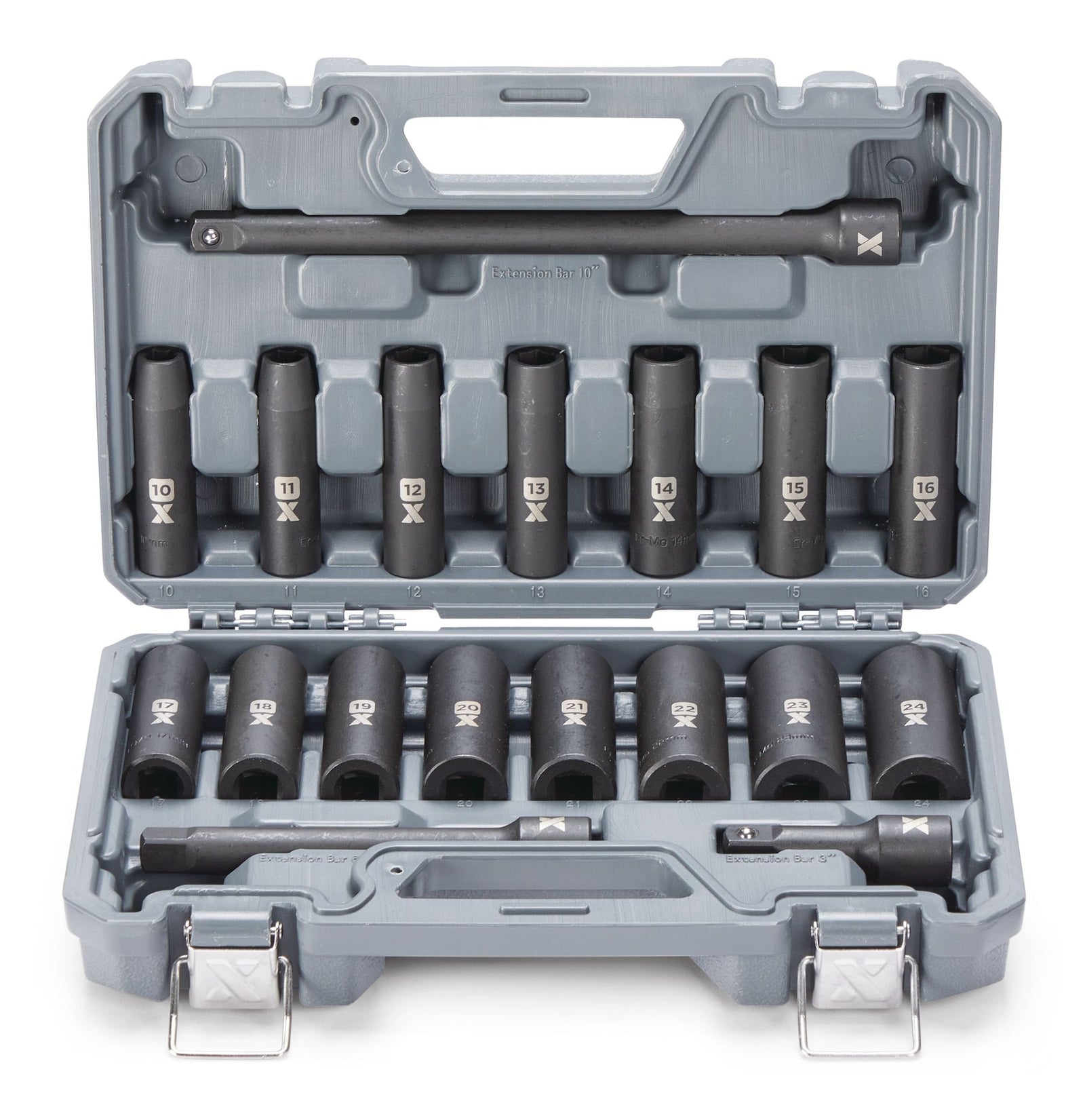 1/2-in Drive Professional Grade Impact Sockets Set, 18-pc, Metric P4G5 - product image 2