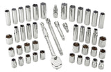 1/2-in Drive Professional Grade Socket Set, 45-pc, SAE/Metric, CRV, Nickel-Chrome Plating B9E0 - product image 6
