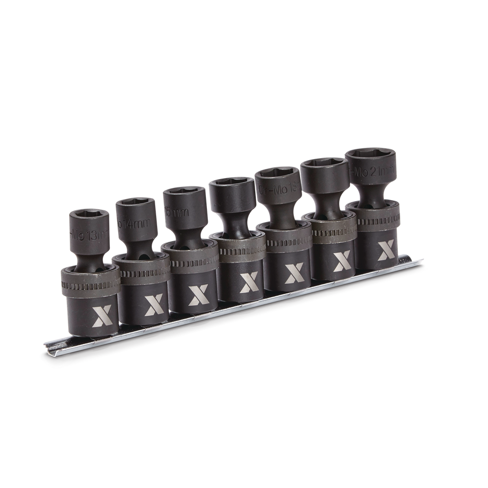 1/2-in Drive Swivel Impact Socket Set, 7-pc, Metric, Cr-Mo F4M8 - product image 1