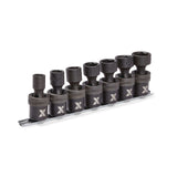 1/2-in Drive Swivel Impact Socket Set, 7-pc, SAE, Cr-Mo I3J9 - product image 1