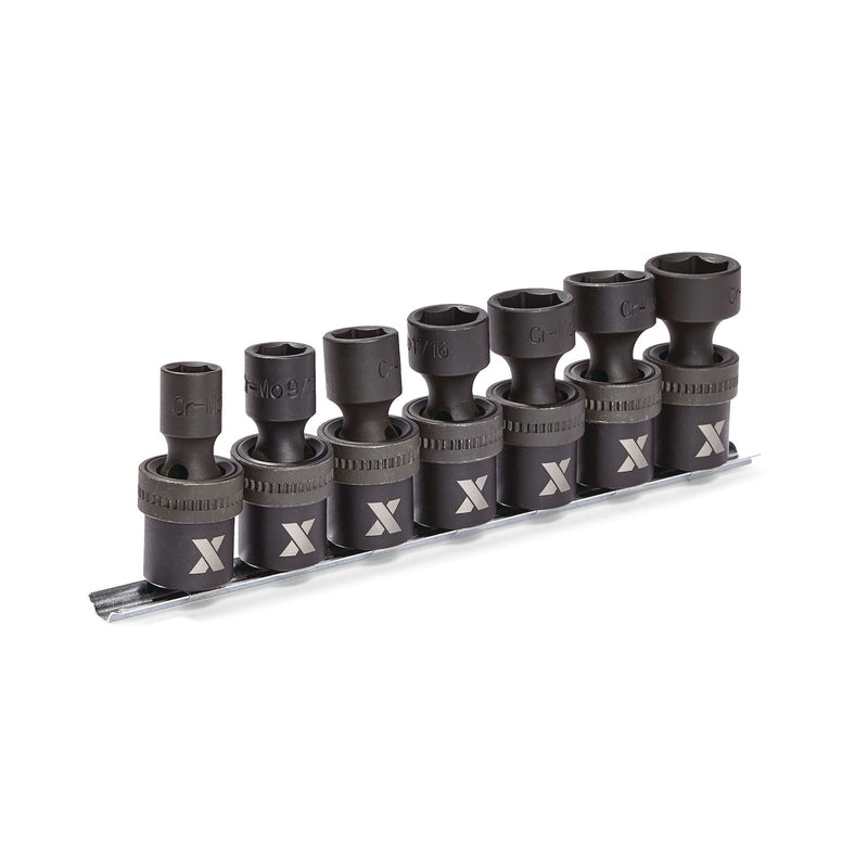 1/2-in Drive Swivel Impact Socket Set, 7-pc, SAE, Cr-Mo I3J9