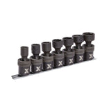 1/2-in Drive Swivel Impact Socket Set, 7-pc, SAE, Cr-Mo I3J9 - product image 2