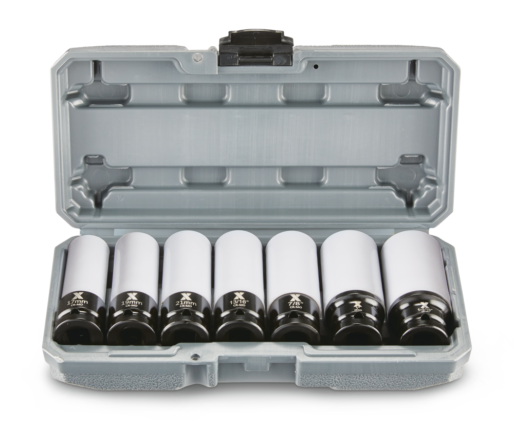 1/2-in Drive Wheel Protector Deep Impact Socket Set, 7-pc G8S7 - product image 1