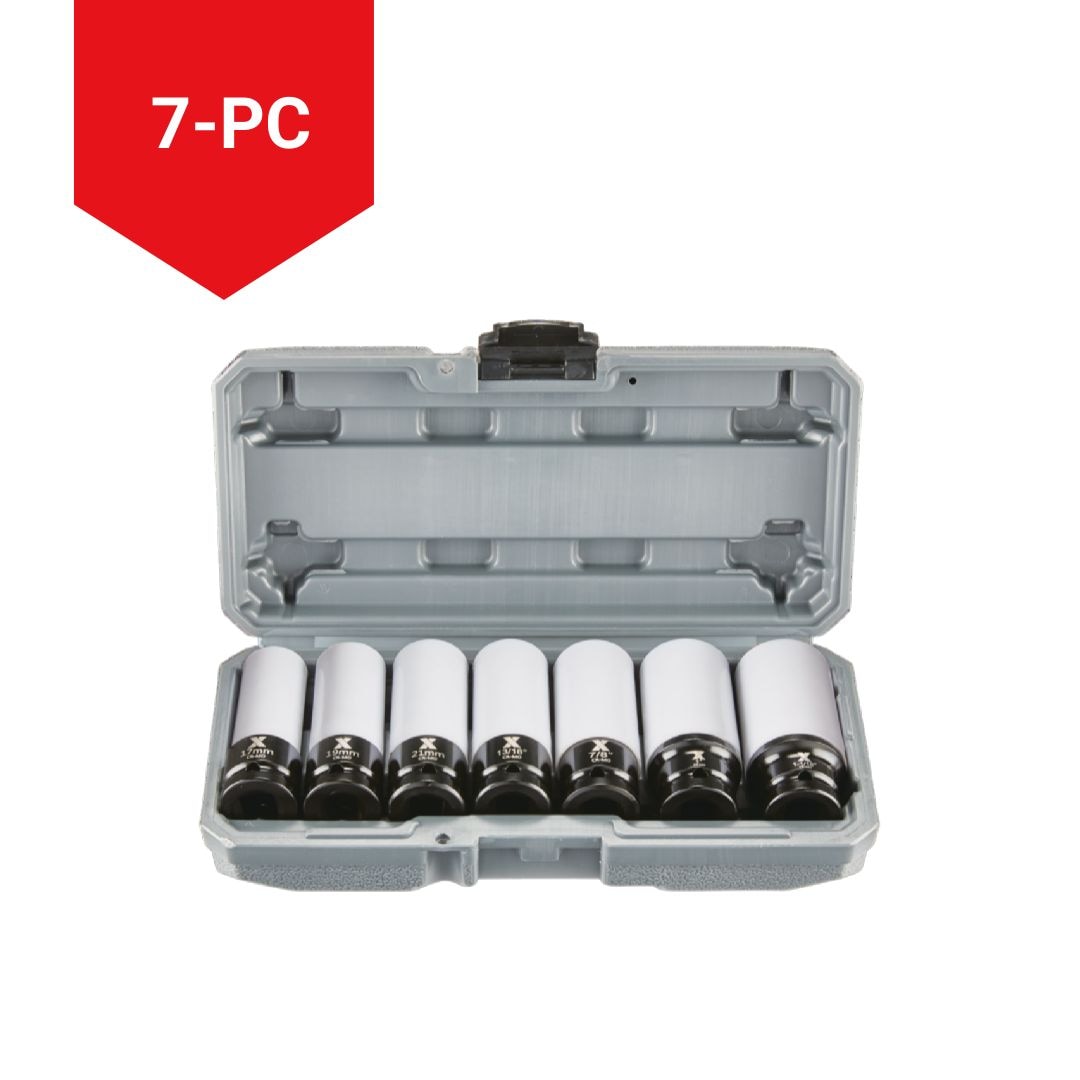 1/2-in Drive Wheel Protector Deep Impact Socket Set, 7-pc G8S7 - product image 3
