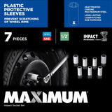 1/2-in Drive Wheel Protector Deep Impact Socket Set, 7-pc G8S7 - product image 4