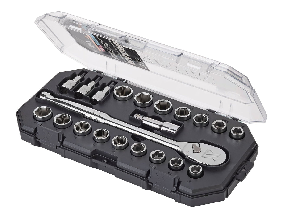 21 Piece 1/2" Drive Metric Socket Set R6G4 - product image 3