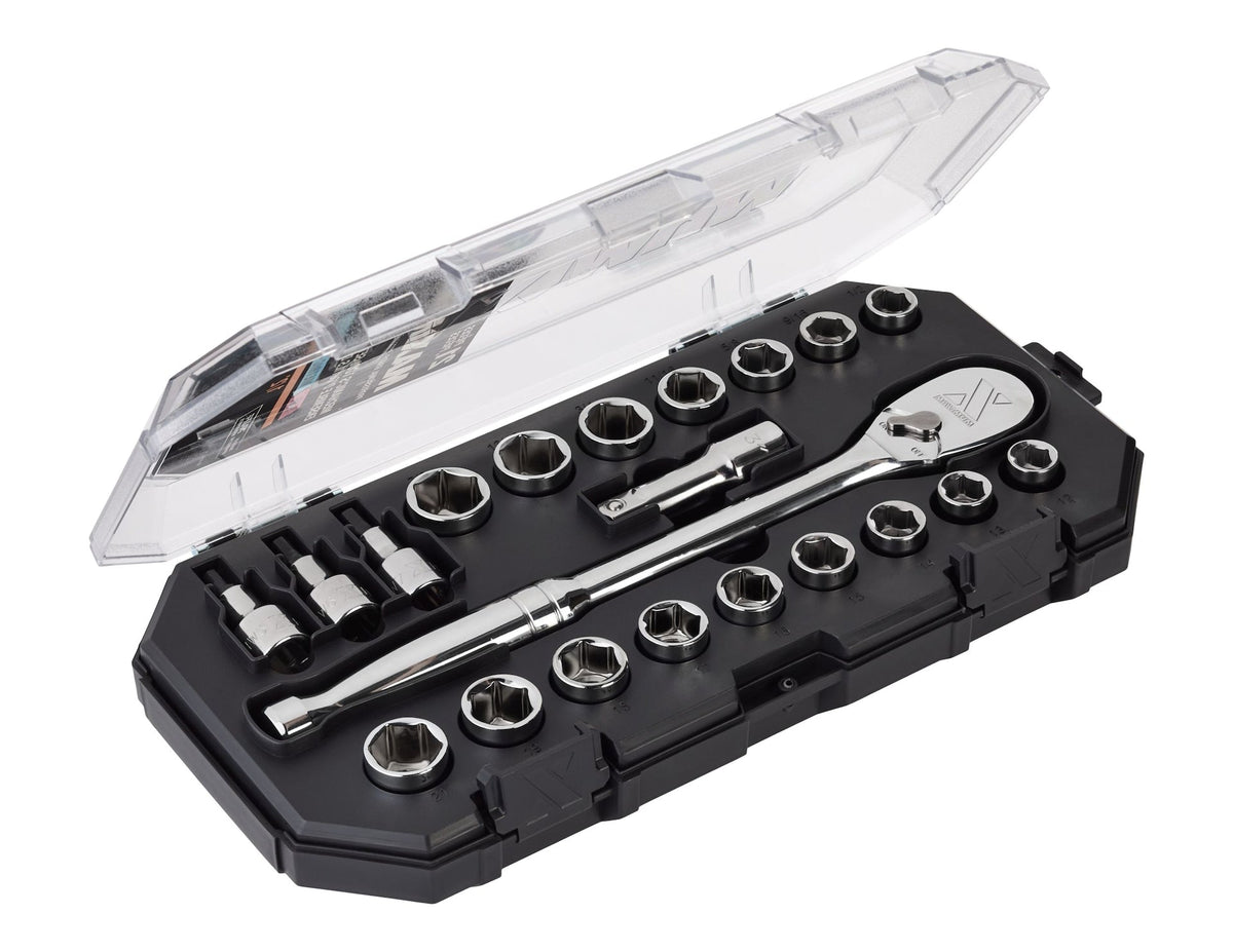 21 Piece 1/2" Drive Metric Socket Set R6G4 - product image 4
