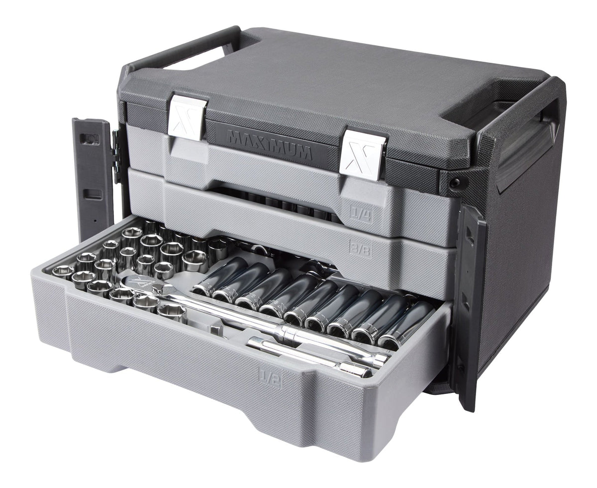 263 Piece Socket Set, 3 Drawer Case W0V0 - product image 6