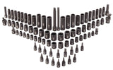 3/8-in & 1/2-in Drive Professional Grade Impact Socket Set, 83-pc, CRMO U0M8 - product image 7