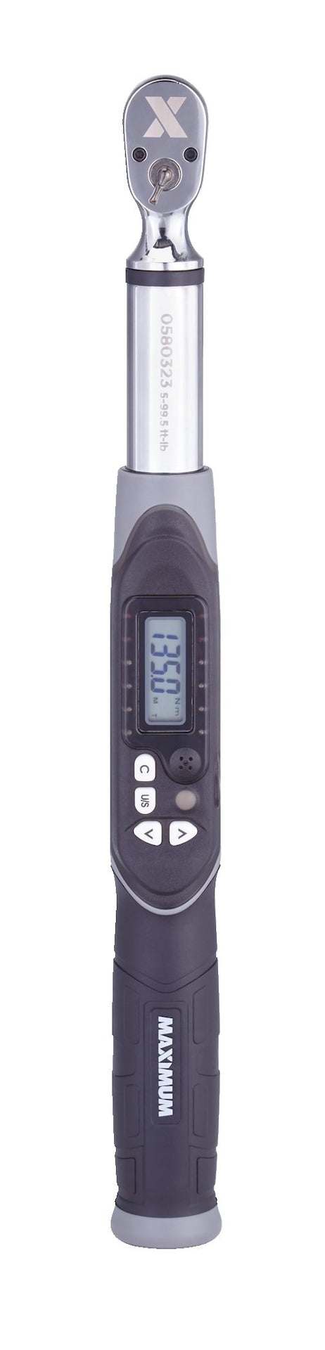 3/8-in Drive Digital Torque Wrench, 5-99.5 ft-lbs C7H8
