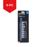 3/8-in Drive Hex Bit Socket Set, Chrome-Plated, 9-pc, Metric Q3I4 - product image 2