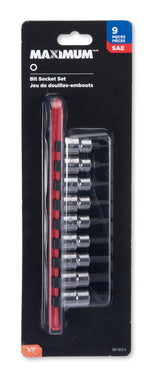 3/8-in Drive Hex Bit Socket Set, Chrome-Plated, 9-pc, SAE I1J0 - product image 2