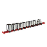 3/8-in Drive Regular Socket Set 12-pc, SAE, CRV, Nickel-Chrome Plating N9U9 - product image 1