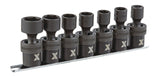 3/8-in Drive Swivel Impact Socket Set, 7-pc, Metric, CRMO G4C9 - product image 3