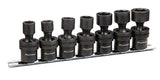 3/8-in Drive Swivel Impact Socket Set, 7-pc, SAE, CRMO T3G1 - product image 1