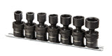 3/8-in Drive Swivel Impact Socket Set, 7-pc, SAE, CRMO T3G1 - product image 3