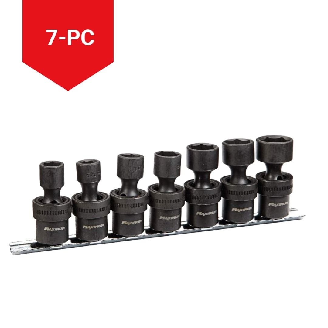 3/8-in Drive Swivel Impact Socket Set, 7-pc, SAE, CRMO T3G1 - product image 4